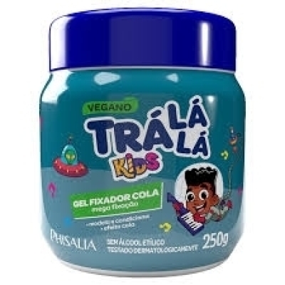 Gel Fixador Infantil Trá Lá Lá Kids Efeito Cola 250g