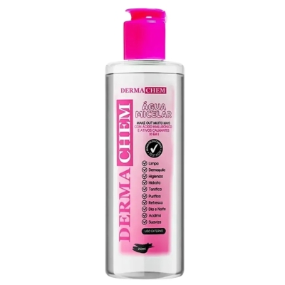 Água Micelar DermaChem Ácido Hialurônico 250ml