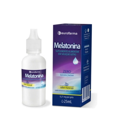 Melatonina Eurofarma Gotas 25ml Maracujá 