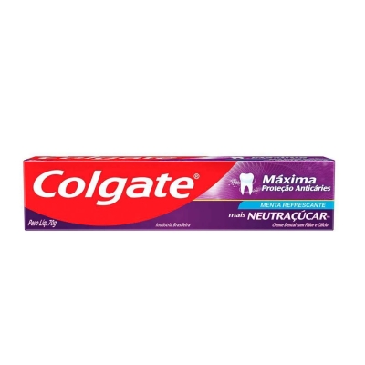 Creme Dental Colgate Máxima Proteção Anticáries Neutraçúcar 70g