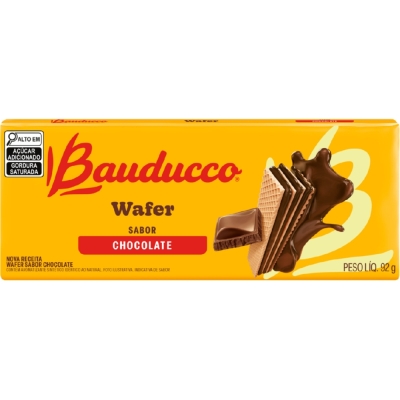 Biscoito Bauducco Wafer Sabor Chocolate 92G