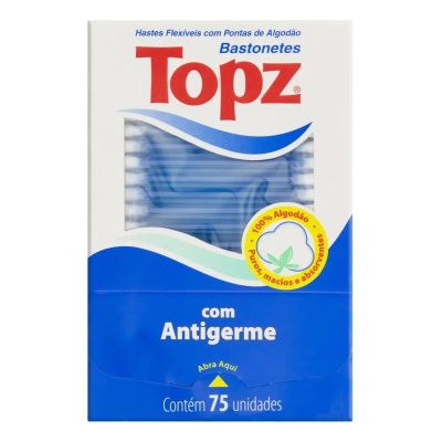 Hastes Flexíveis Topz 75 Unidades