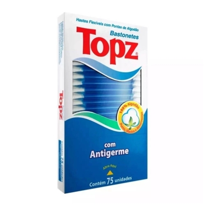 Cotonete topz 75 un