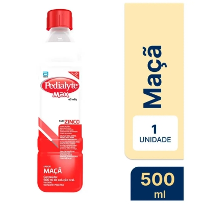 Probiótico Pedialyte Max Sabor Maçã Solução 500ml