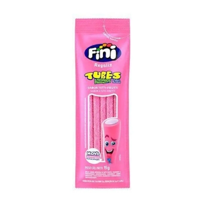 Bala Gelatina Fini Tubes Tutti Frutti 17g