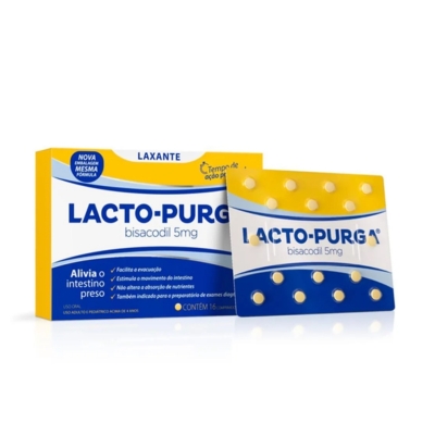 Lacto Purga Bisacodil 5mg 16 Comprimidos