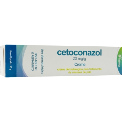 Cetoconazol 20mg/g Creme Dermatológico 30g Genérico Nativita