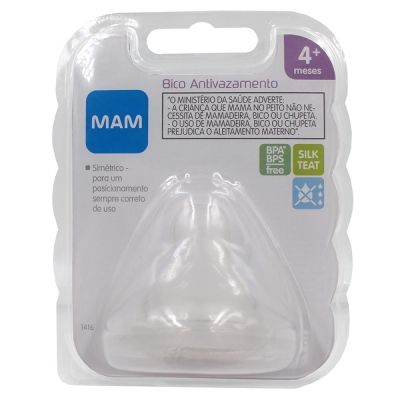 Bico mam antivazamento fluxo rap 4+meses