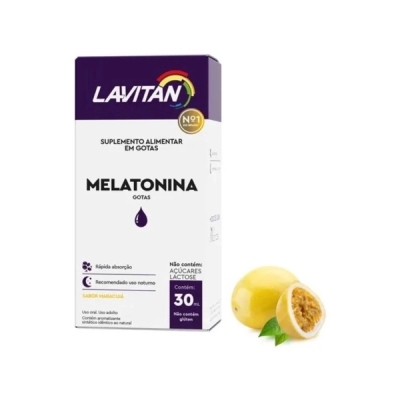 Lavitan melatonina 0.21mg gts 30ml maracuja