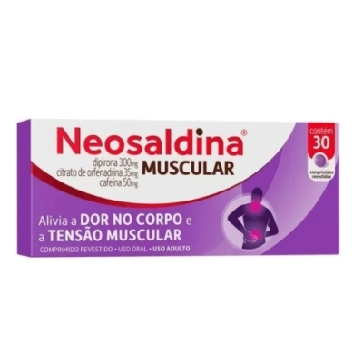 Neosaldina Analgésico e Relaxante Muscular 30 Comprimidos