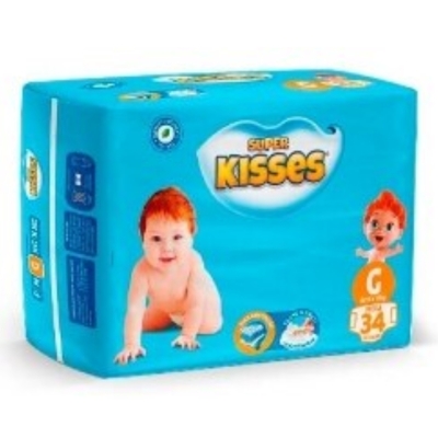 Fralda Kisses Super Mega G 34 Unidades