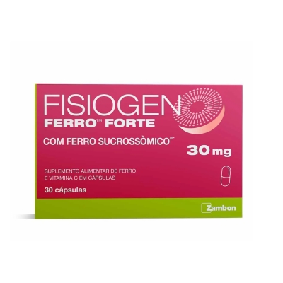 Ferro Fisiogen Forte 30 Cápsulas