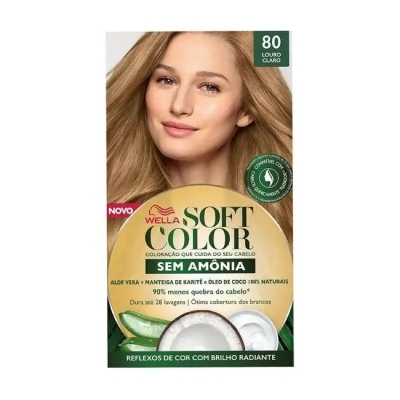 Tinta de Cabelo Semi-Permanente Soft Color - 80 Louro Claro