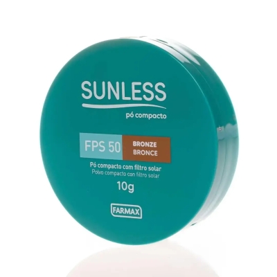 Pó Compacto com Filtro Solar FPS50 Sunless 10g - Bronze