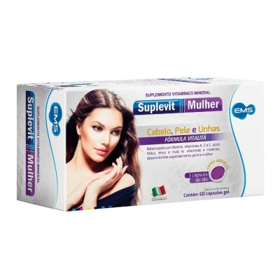 Polivitamínico Suplevit Mulher 60 Cápsulas