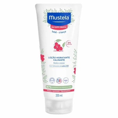 Hidratante Mustela Bebê Calmante para Pele Muito Sensível 200ml