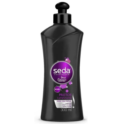Creme para Pentear Seda Pretos Luminosos 300ml