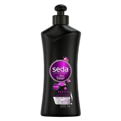 Cr pentear seda pretos luminosos 300ml
