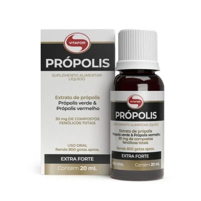 Extrato de Própolis Verde e Vermelho Vitafor 20ml