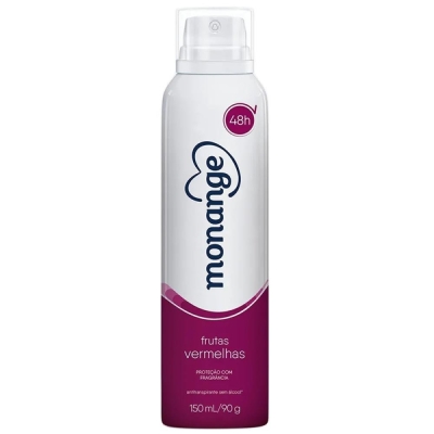 Desod monange aero 150ml frutas vermelhas 