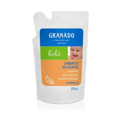 Refil Sabonete Líquido Granado Bebê Camomila 250ml