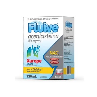 Fluive Acetilcisteína 40mg/ml Xarope 120ml
