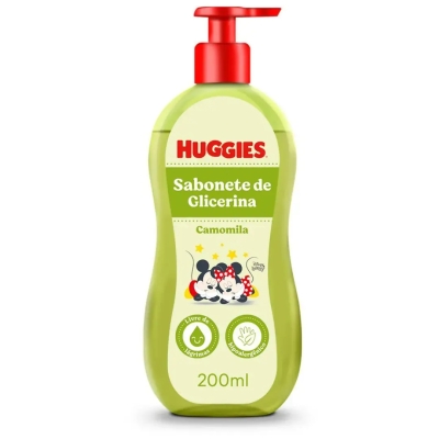 Sabonete Líquido Infantil Huggies Hora de Sonhar Camomila 200ml