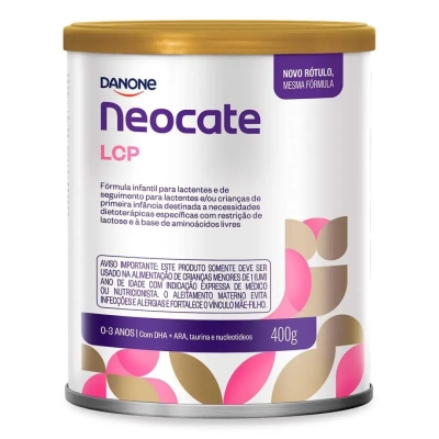 Fórmula Infantil Neocate LCP Danone 0 a 3 anos 400g