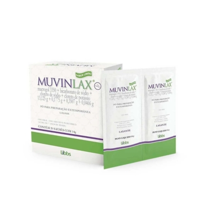 Muvinlax Pó 20 Envelopes de 14g Cada