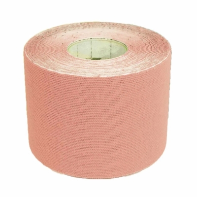Fita kinesio multilaser 5cmx5m bege