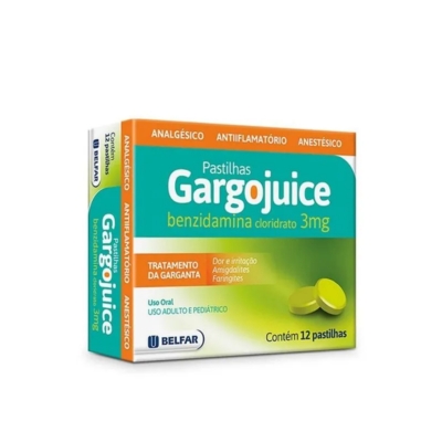Gargojuice 3mg 12past belfar