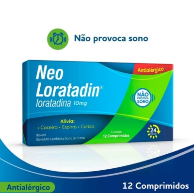 Neo loratadin 10mg 12cpr neo quimica