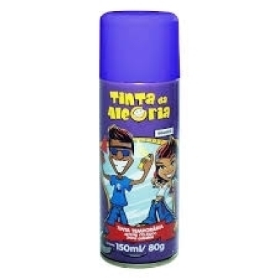 Tinta Da Alegria Spray Cabelo Roxo 150ml