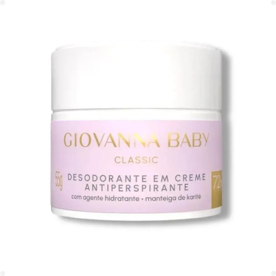 Desodorante Antiperspirante em Creme Giovanna Baby Classic 50g