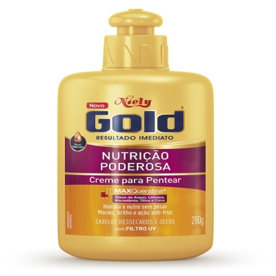 Cr pentear niely gold nutricao pod 280gr