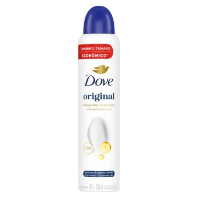Desodorante Antitranspirante Aerosol Dove Original Feminino 72h 250ml