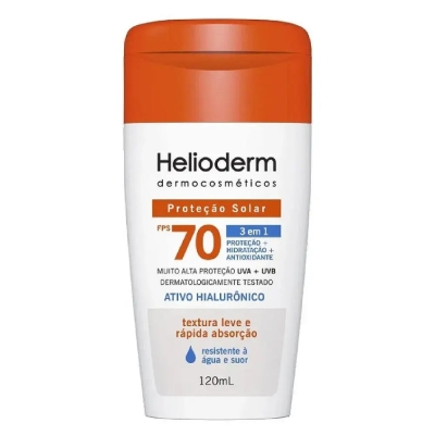 Protetor Solar Corporal FPS 70 Helioderm 120ml