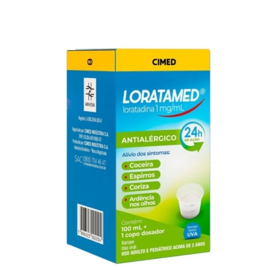 Loratamed Loratadina 1mg/ml Xarope 100ml