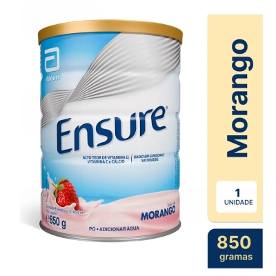 Suplemento Alimentar Ensure Sabor Morango 850g