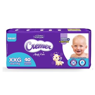 Fralda Cremer Disney Baby Hiper XXG 40 Unidades 
