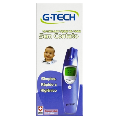 G-Tech Termômetro Clínico Digital De Testa Sem Contato 