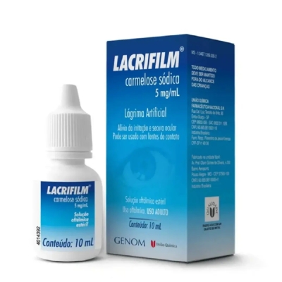 Colírio Lacrifilm Carmelose Sódica Solução Oftálmica 10ml