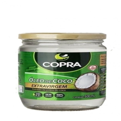 Oleo de coco ext.virgem 500ml copra