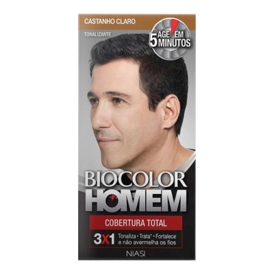 Tint biocolor homem 40ml castanho claro 