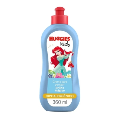 Creme de Pentear Infantil Huggies Kids Brilho Mágico 360ml