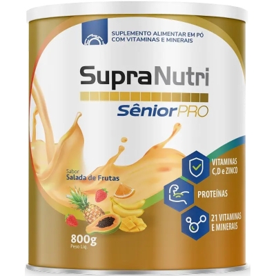 Suplemento Alimentar SupraNutri SêniorPro Salada de Frutas 800g
