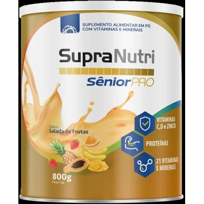 Suplemento Alimentar SupraNutri SêniorPro Salada de Frutas 800g