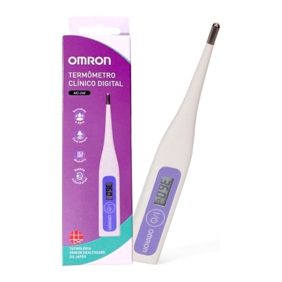 Termômetro Clínico Digital Omron com bateria Substituível MC-246 BRV