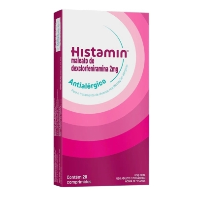 Histamin 2mg 20 Comprimidos