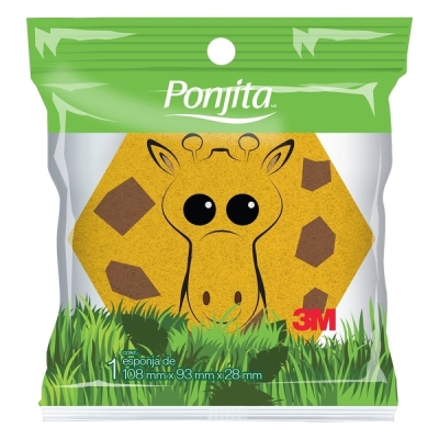 Esponja ponjita kids animais 